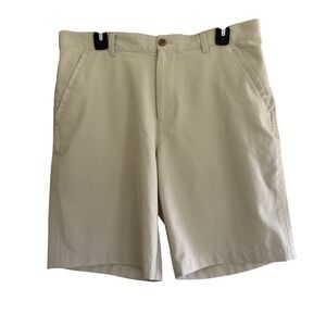 Izod Golf‎ Shorts Khaki Size 33 Polyester Lightweight